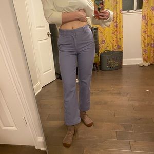 Dickies Roll Hem Straight Crop Work Pants